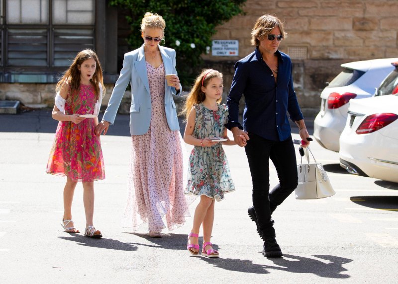 EXCLUSIVE: Keith Urban and Nicole Kidman at church on the Sunday before Christmas Eve in Sydney