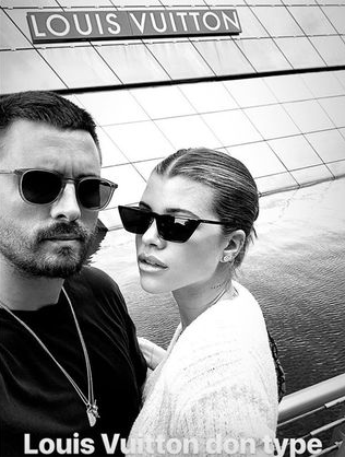 Scott Disick Sofia Richie Louis Vuitton singapore vacation