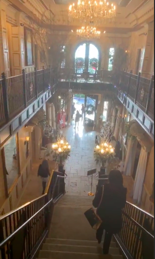 Jax Taylor instagram story of kentucky wedding venue to brittany cartwright