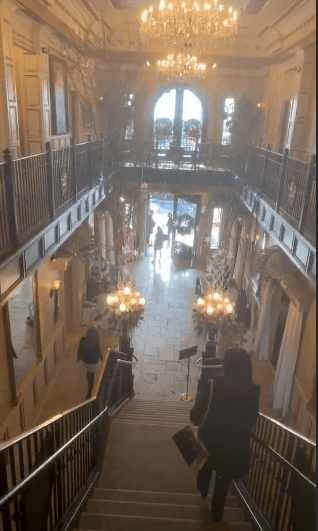 Jax Taylor instagram story of kentucky wedding venue to brittany cartwright