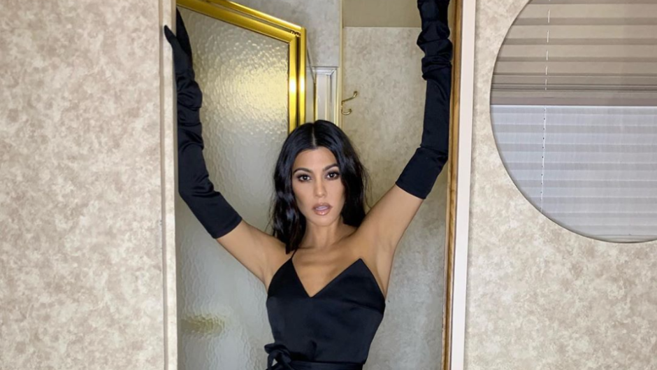 Kourtney Kardashian, Black Dress