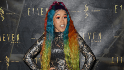 Cardi B, Rainbow Hair