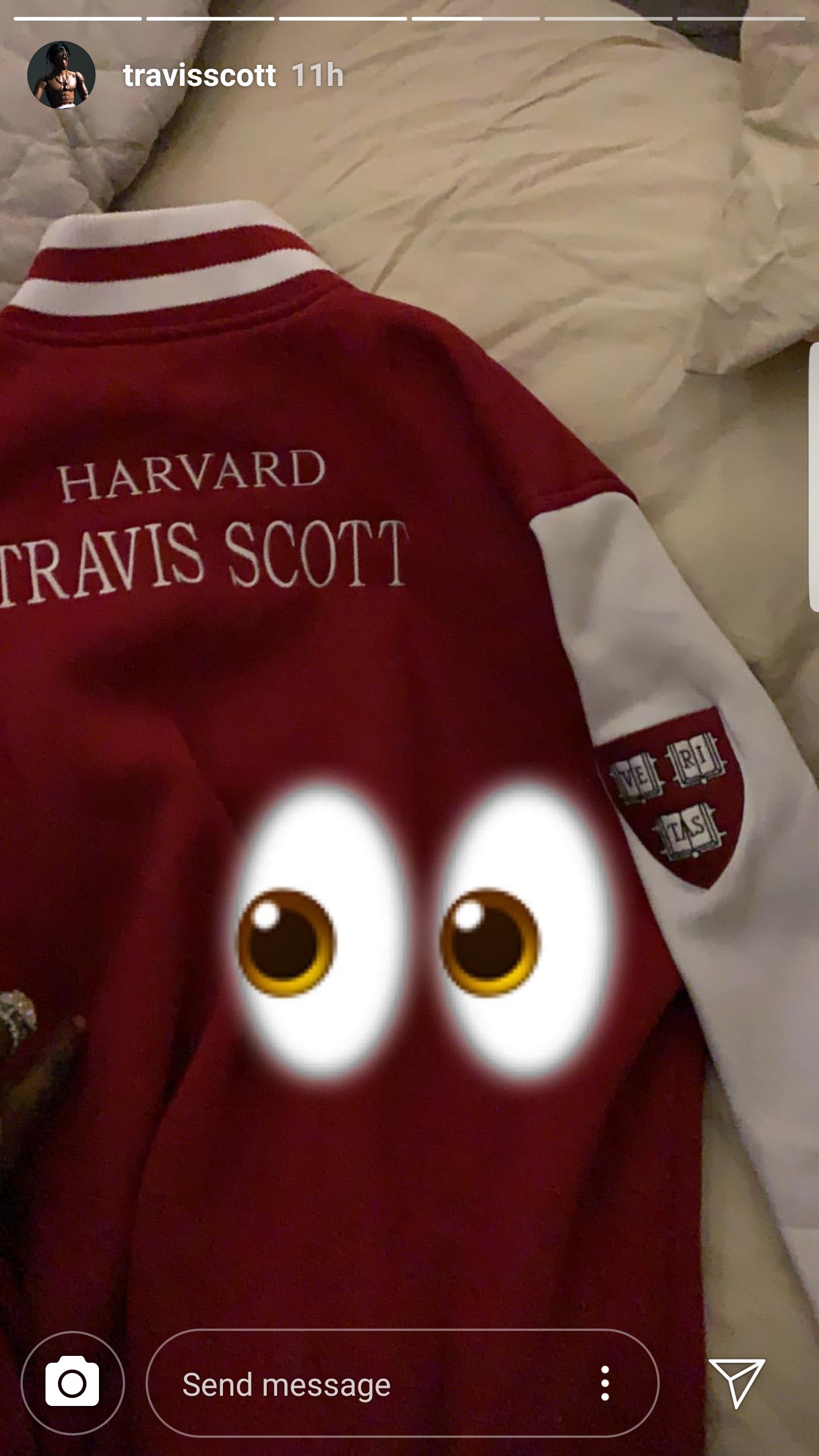 Travis Scott, Harvard Jacket