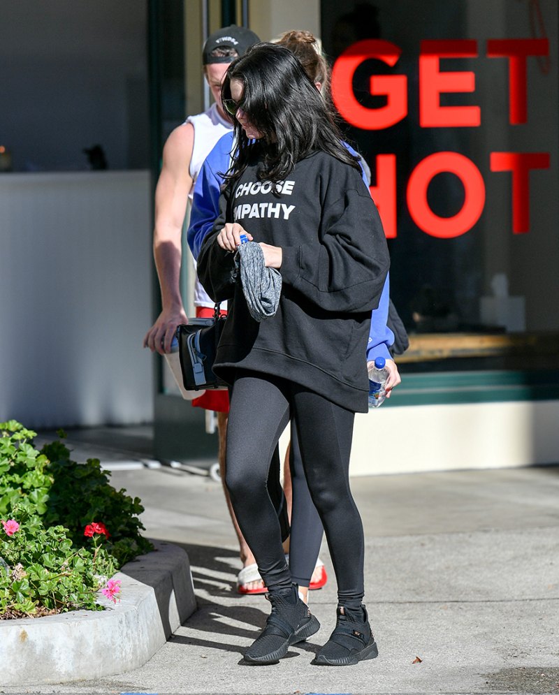 Selena Gomez Leaving Pilates