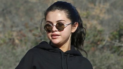 Selena Gomez HIKE Red Workout Pants
