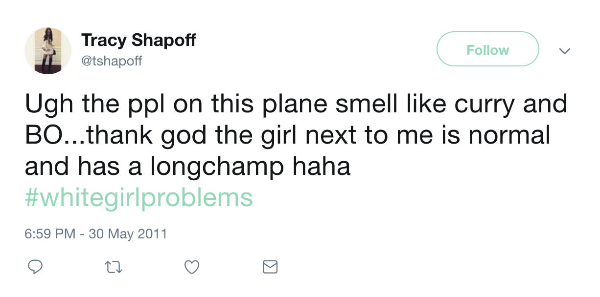 Tracy Shapoff Tweet