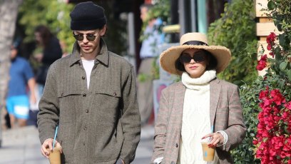 Vanessa Hudgens Austin Butler Winter Chic LA