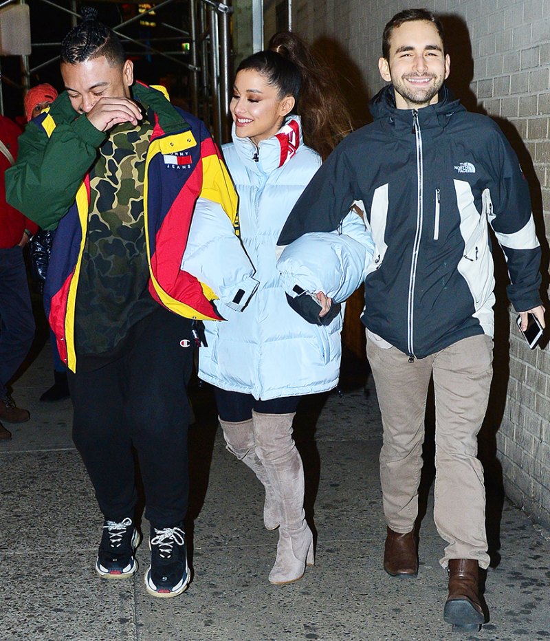 Ariana Grande NYC Cold Weather Friends