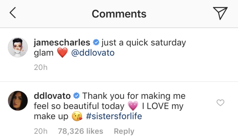 demi-lovato-james-charles-instagram