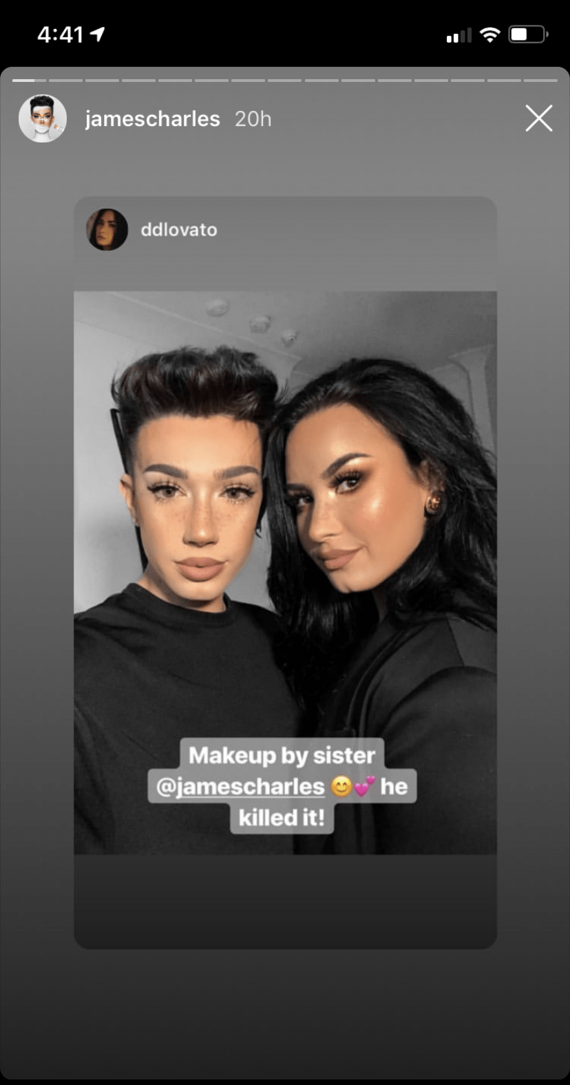 demi-lovato-james-charles-instagram