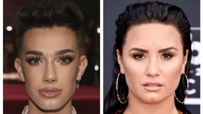 demi lovato james charles makeup glam instagram