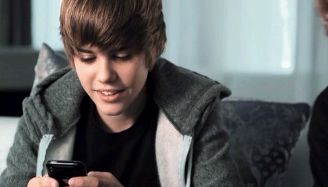 justin bieber in 'one time' music video