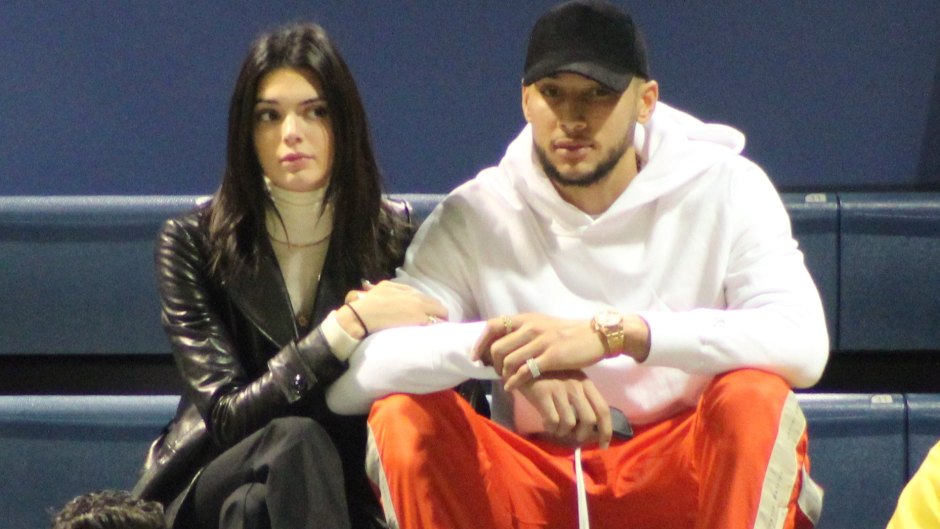 Kendall Jenner, Ben Simmons, Linking Arms, Watching Basketball