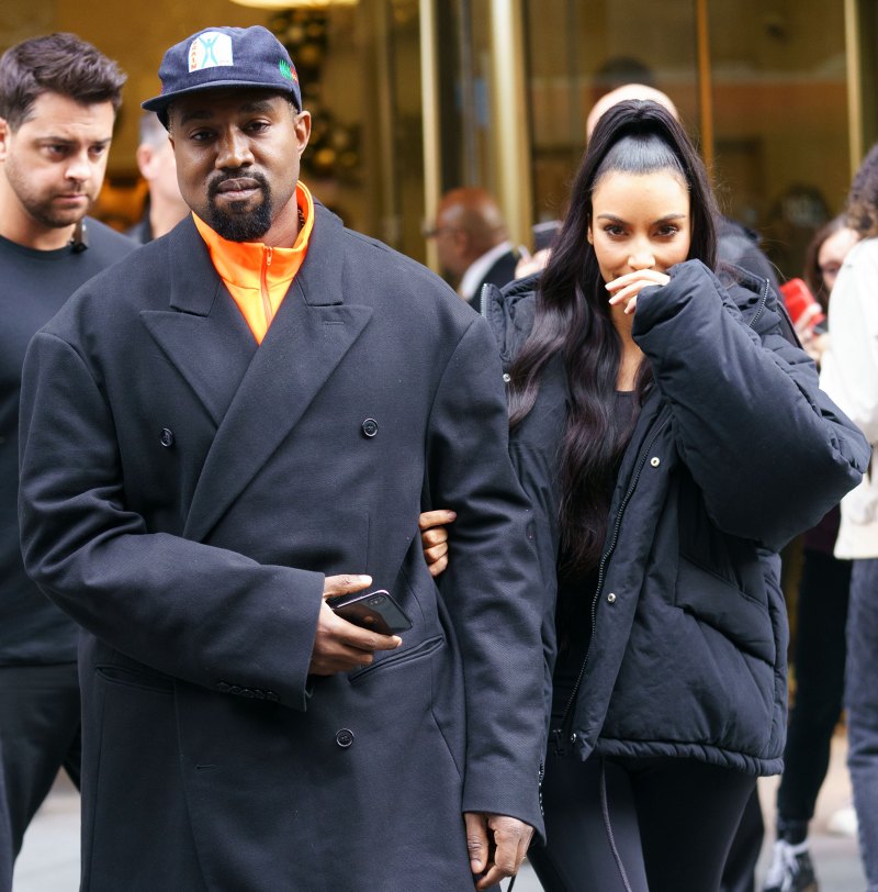 Kim Kardashian and Kanye West in NYC