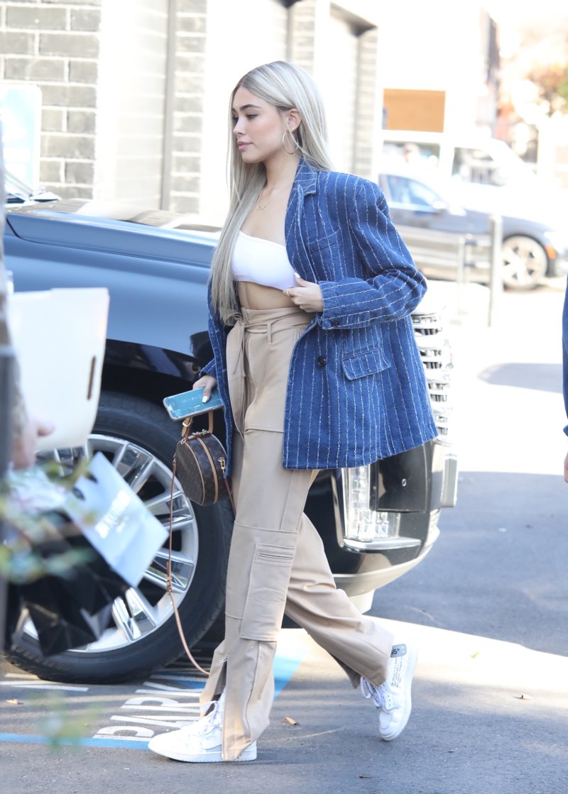 madison beer blonde hair