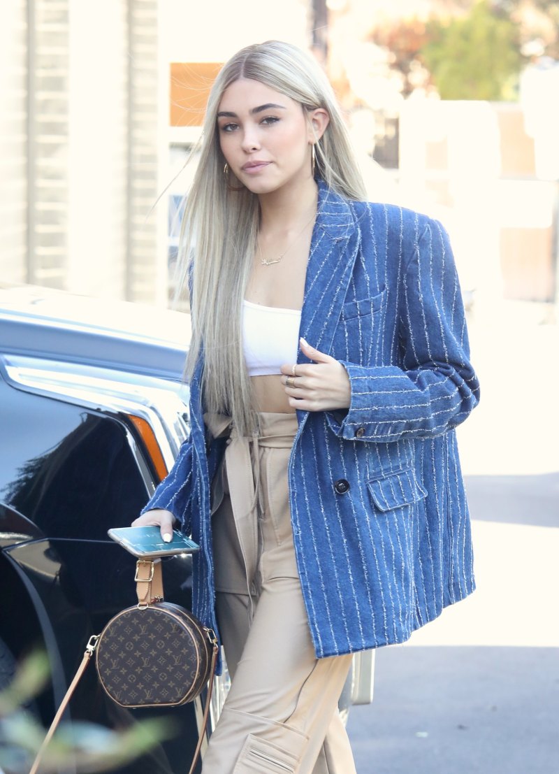 Madison Beer Debuts Platinum Blonde Hair While Out In Beverly Hills