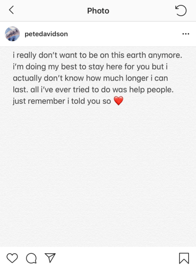 pete davidson suicidal ariana grande snl