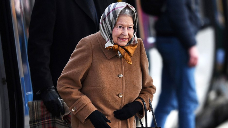 The Queen Wraps Up To Keep Warm While Riding Public Train Ahead Of The Holidays