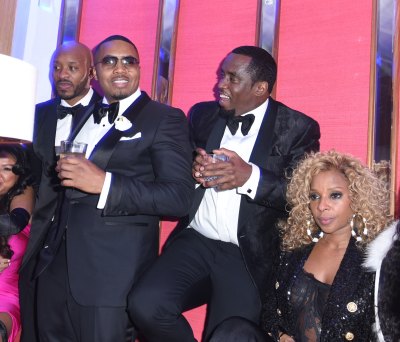 Mary J Blidge at Drake's New Year Eve party