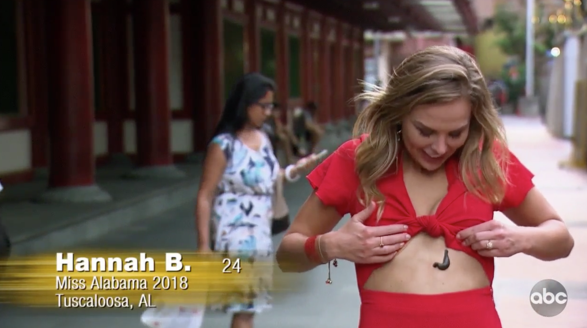Hannah B. on the Bachelor