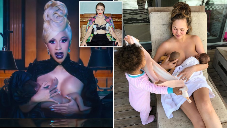 Celebrity Moms Get Real About Breastfeeding On Instagram: See Chrissy Teigen, Cardi B, and More