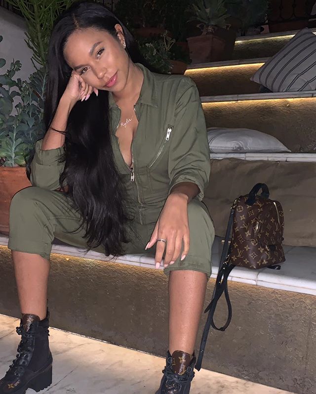 Cheyenne In Green Jumpsuit