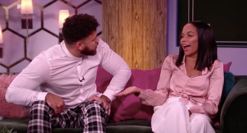 Cory Looks At Cheyenne At Teen Mom Reunion