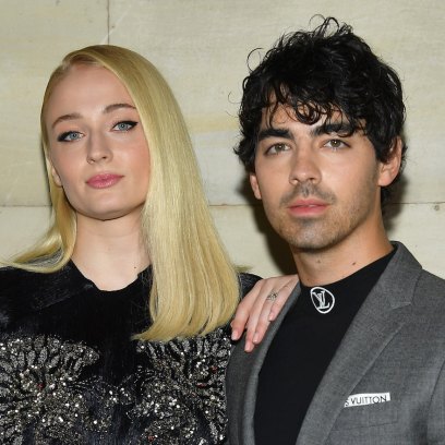 Joe Jonas Says 'Lucky Me' on instagram photo of fiancee Sophie Turner out to dinner