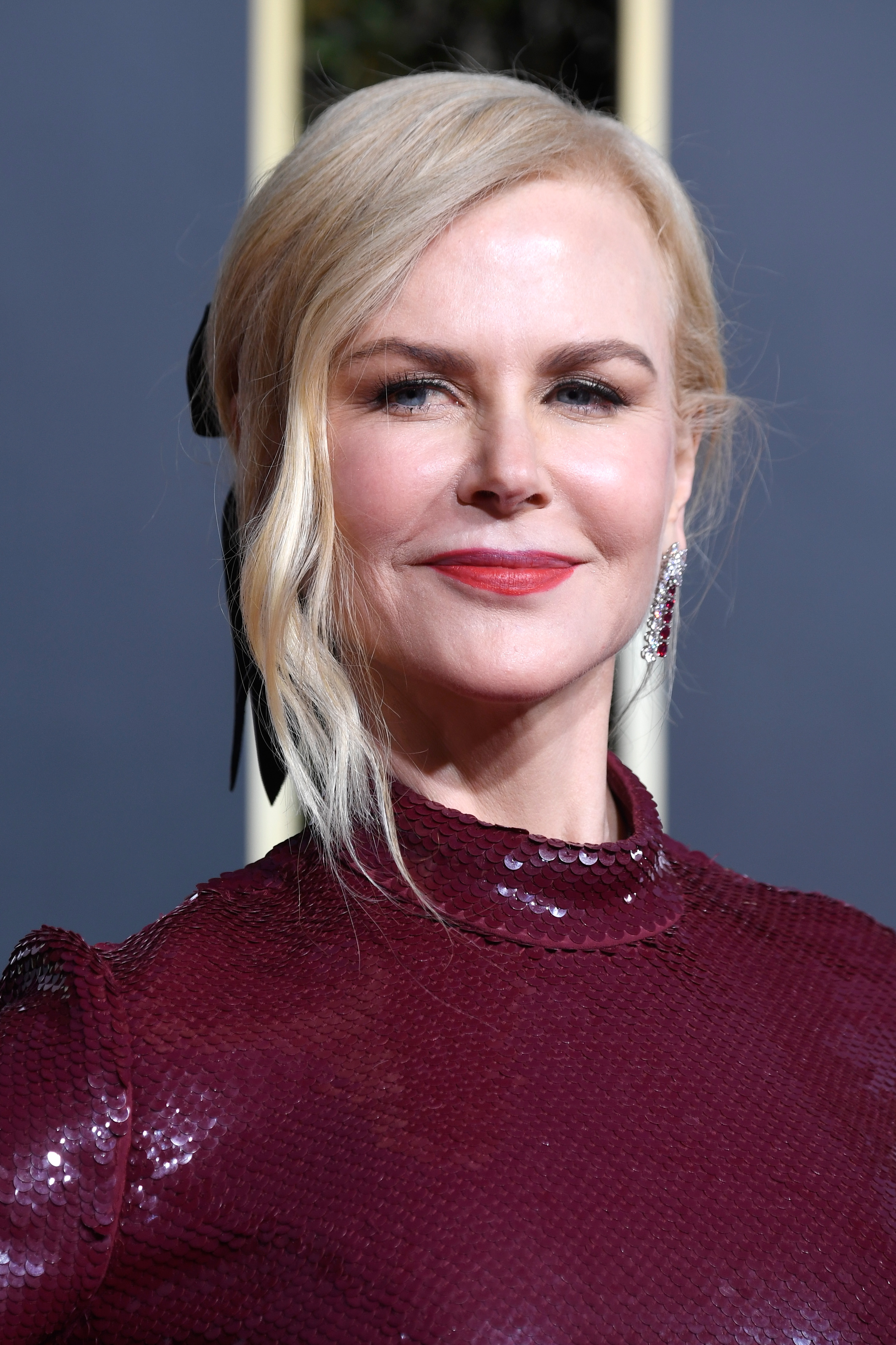 Nicole Kidman hair at 2019 golden globes