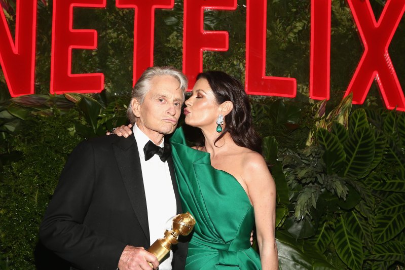 Michael Douglas and Catherine Zeta-Jones golden globes afterparty