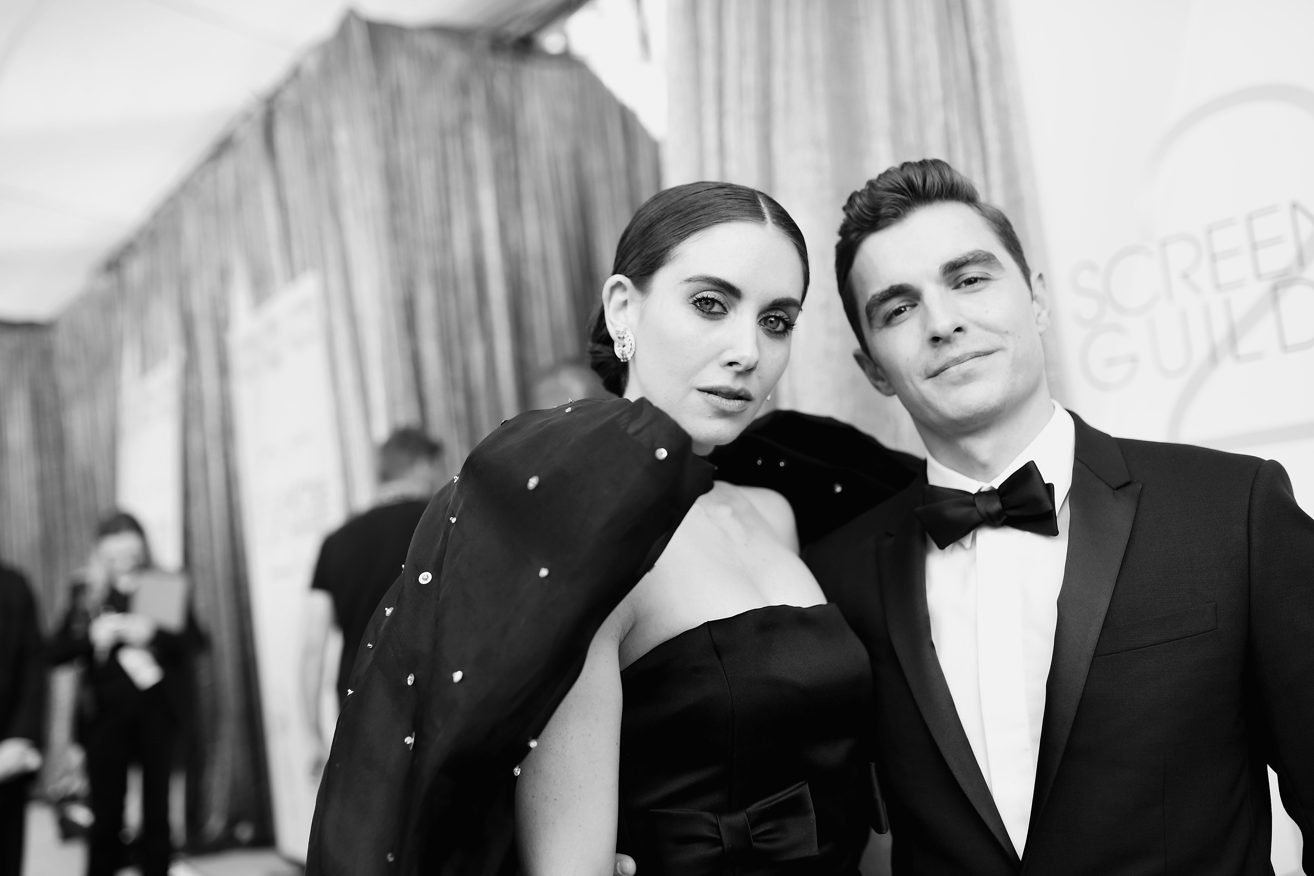 Alison Brie with her husband