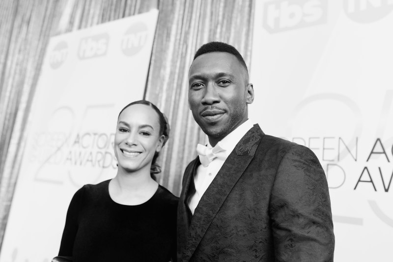 Mahershala Ali with his wife