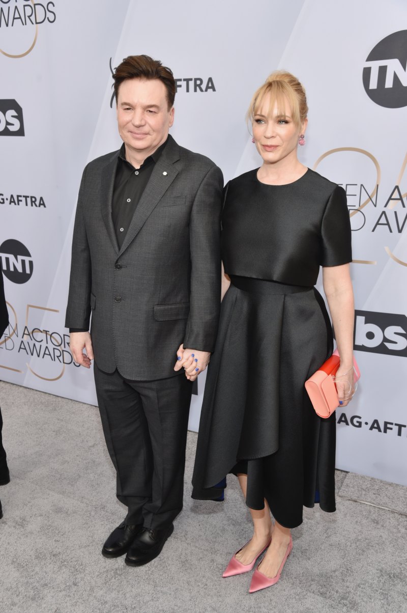Mike Myers matching with his wife