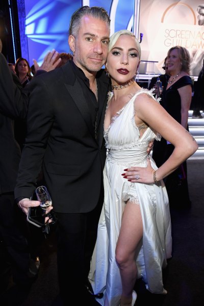 Lady Gaga with her fiance