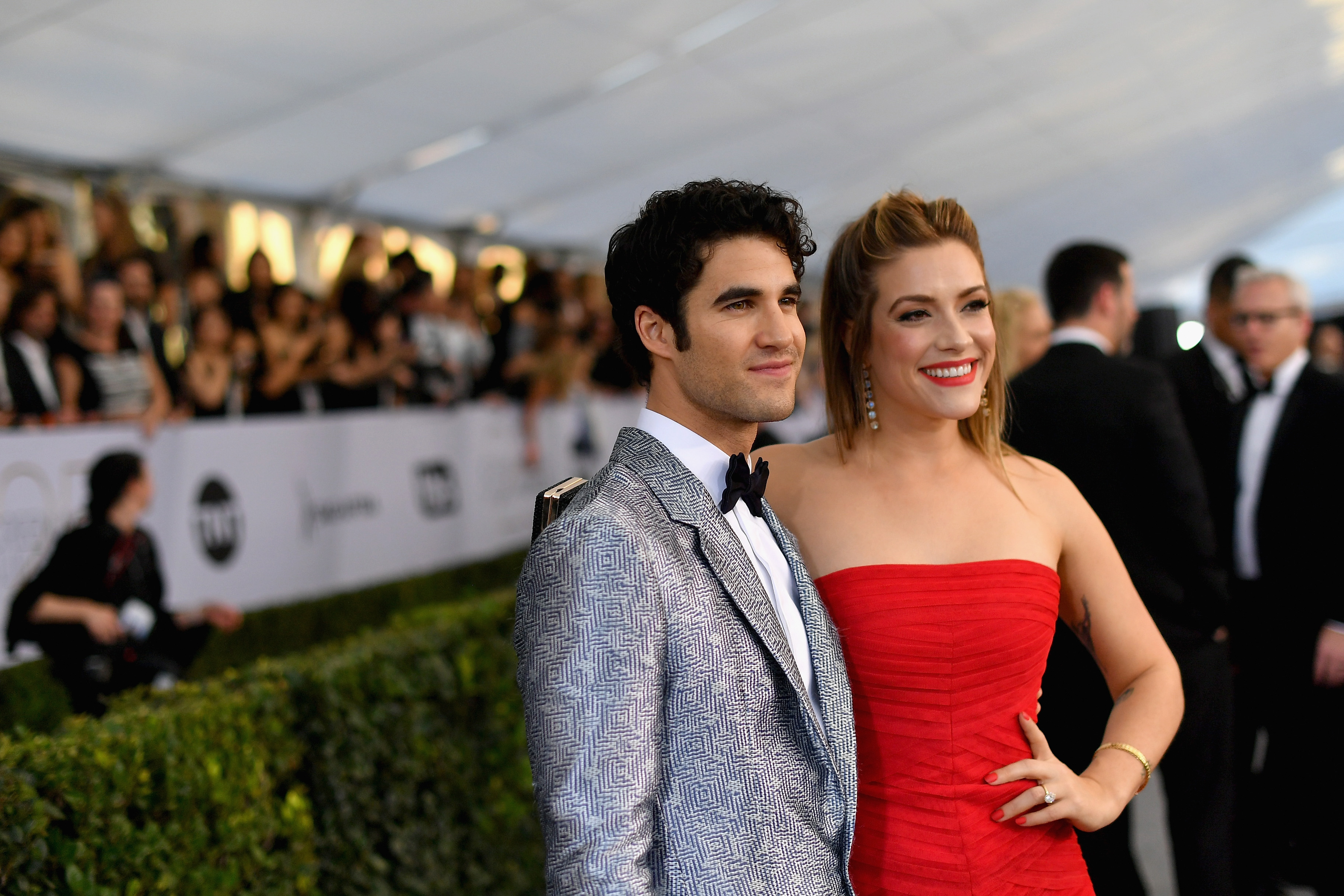 Darren Criss and Mia Swier