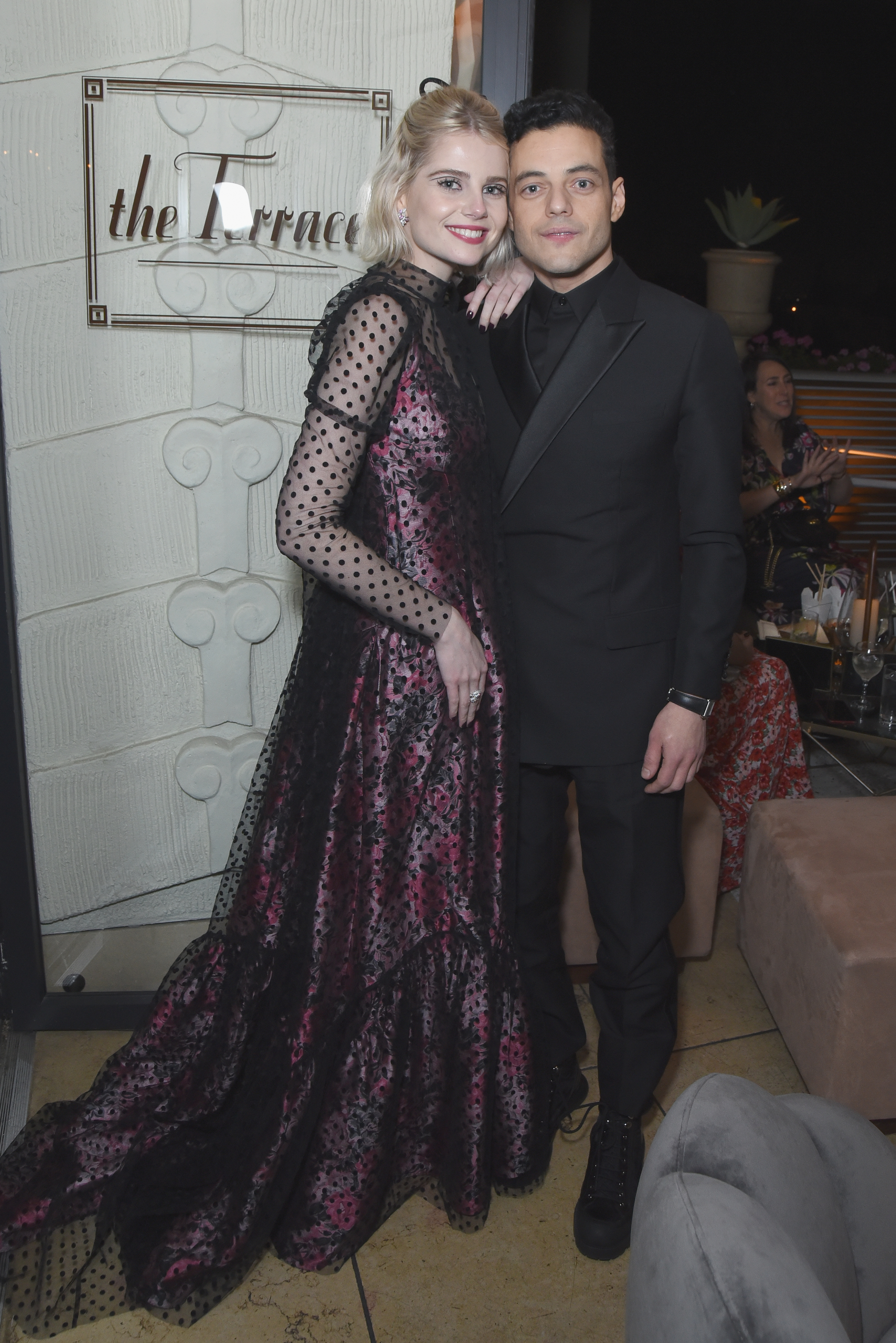 Lucy Boynton and Rami Malek Netflix 2019 SAG Awards After Party