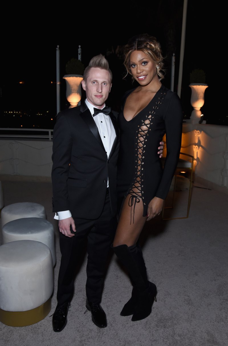 Kyle Draper and Laverne Cox Netflix 2019 SAG Awards After Party