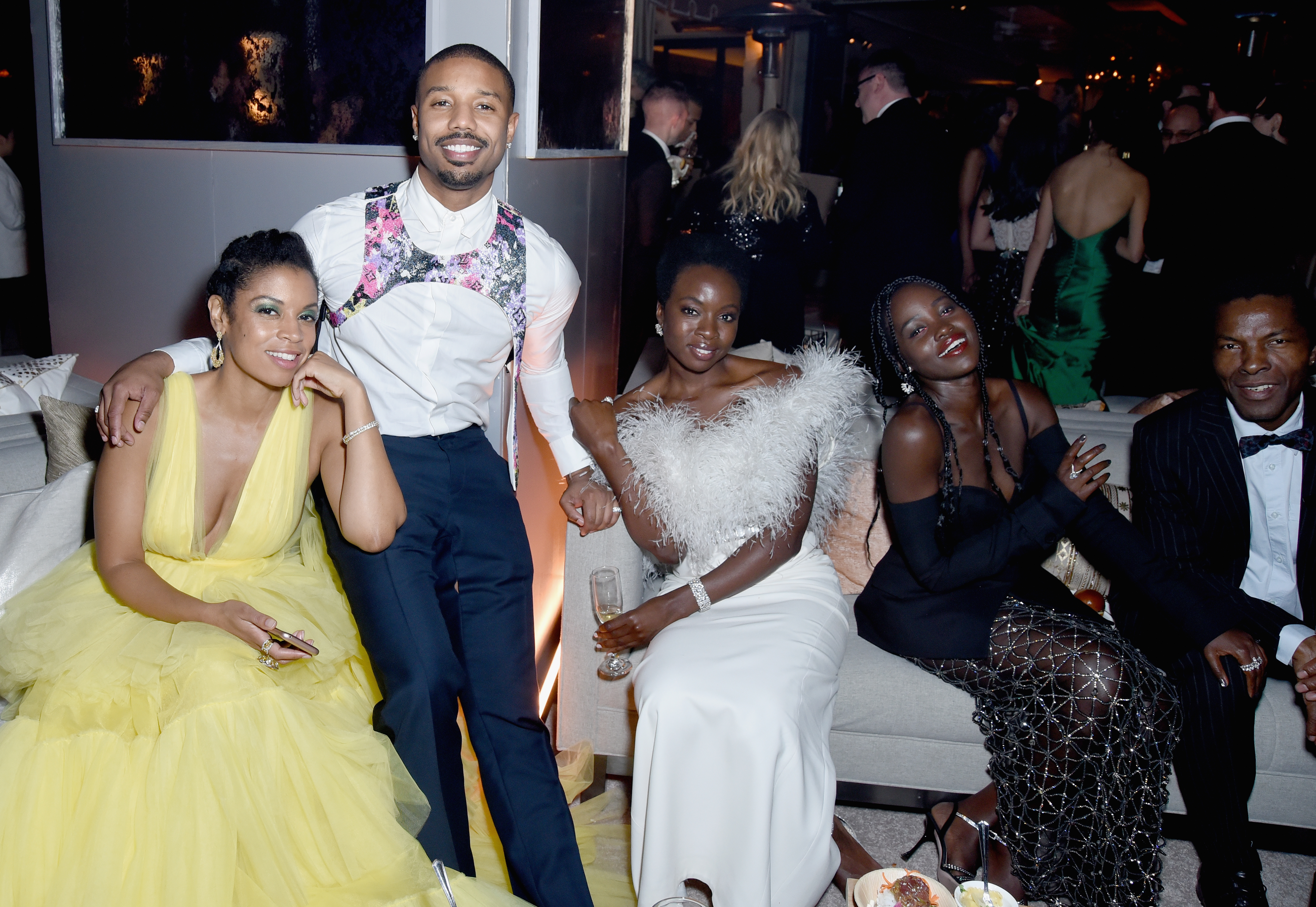 Susan Kelechi Watson, Michael B. Jordan, Danai Gurira, Lupita Nyong'o and guest Netflix 2019 SAG Awards After Party