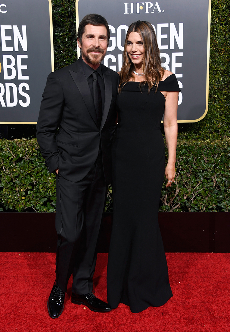 Golden Globes 2019 Christian Bale Sibi Blazic