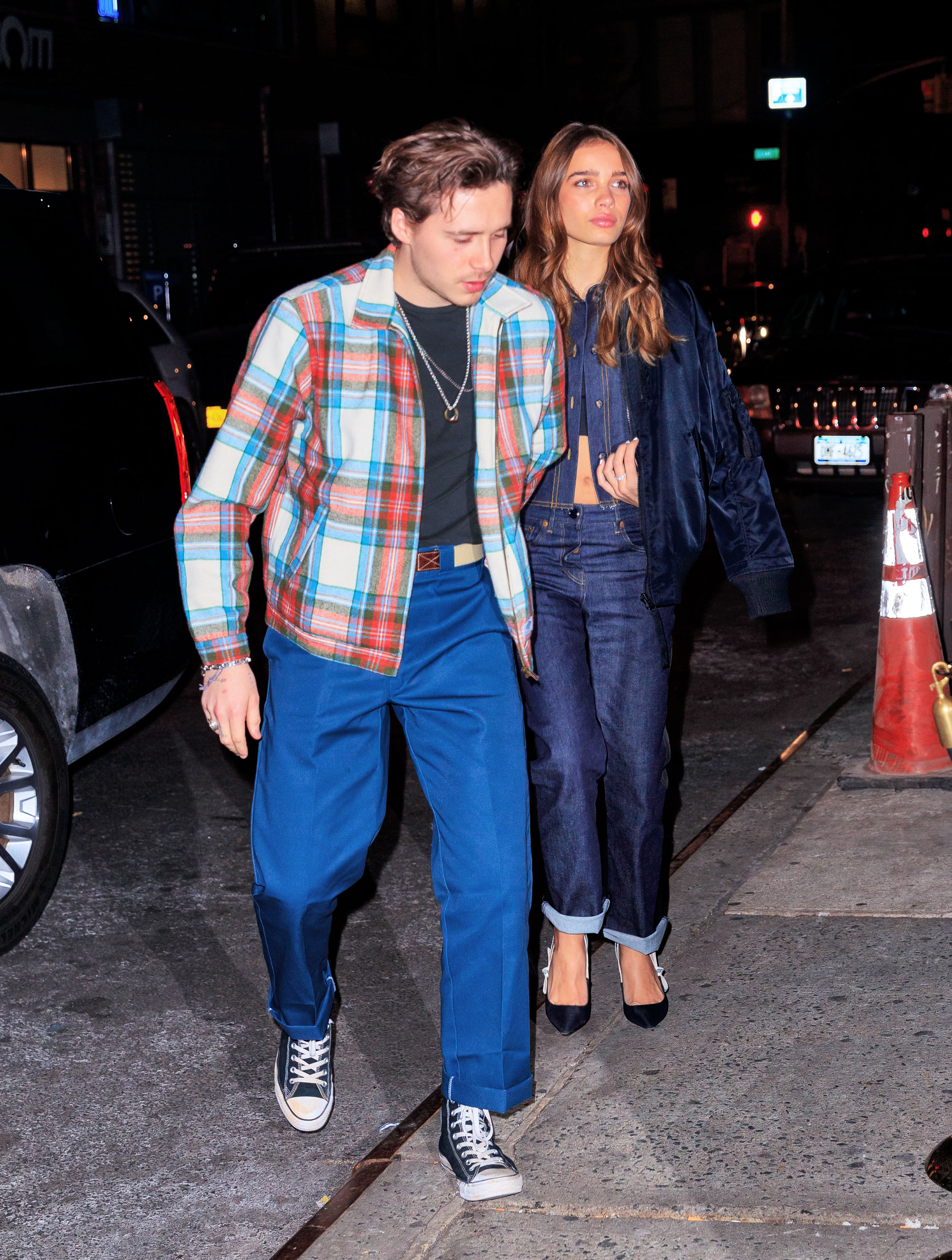 The Beckham family in NYC