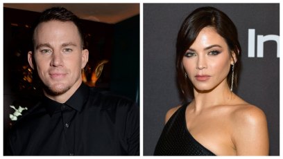 A split image of Channing Tatum and Jenna Dewan
