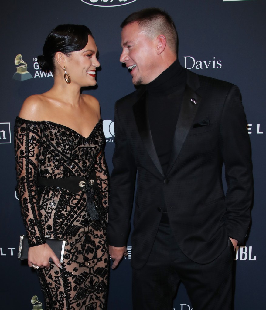 Jessie J and Channing Tatum at Clive Davis' 2020 Pre-Grammy Gala