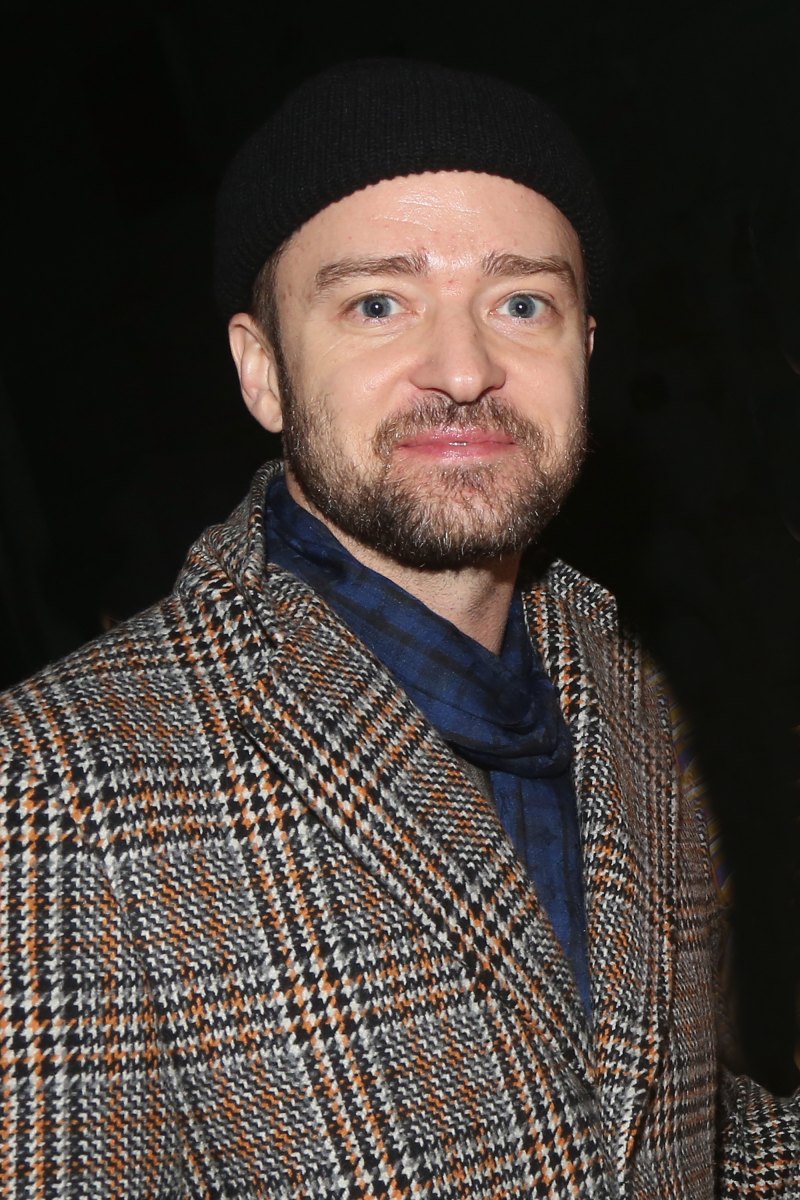 Justin Timberlake backstage at To Kill in a Mockingbird in NYC with wife Jessica Biel