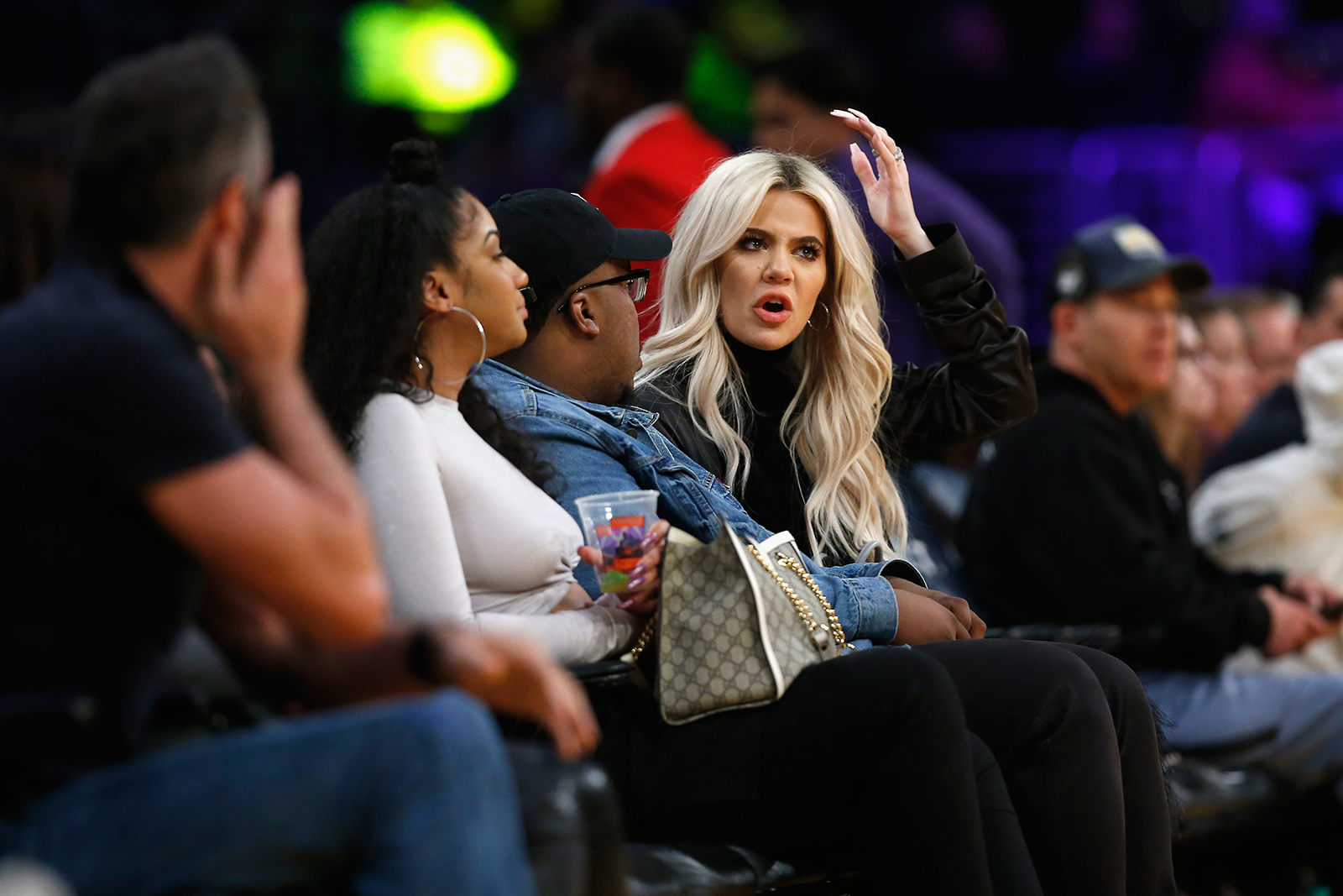 Khloe Kardashian And Tristan Thompson Have A Romantic Dinner Before She Sits Courtside At LA Game