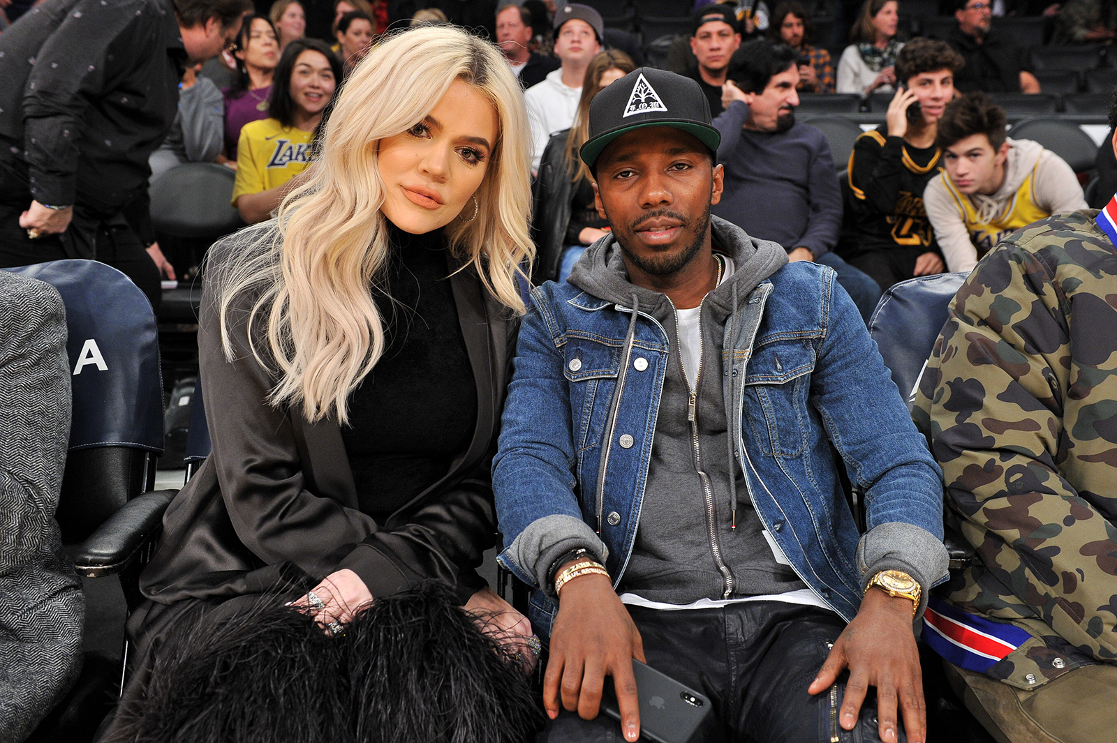 Khloe Kardashian And Tristan Thompson Have A Romantic Dinner Before She Sits Courtside At LA Game