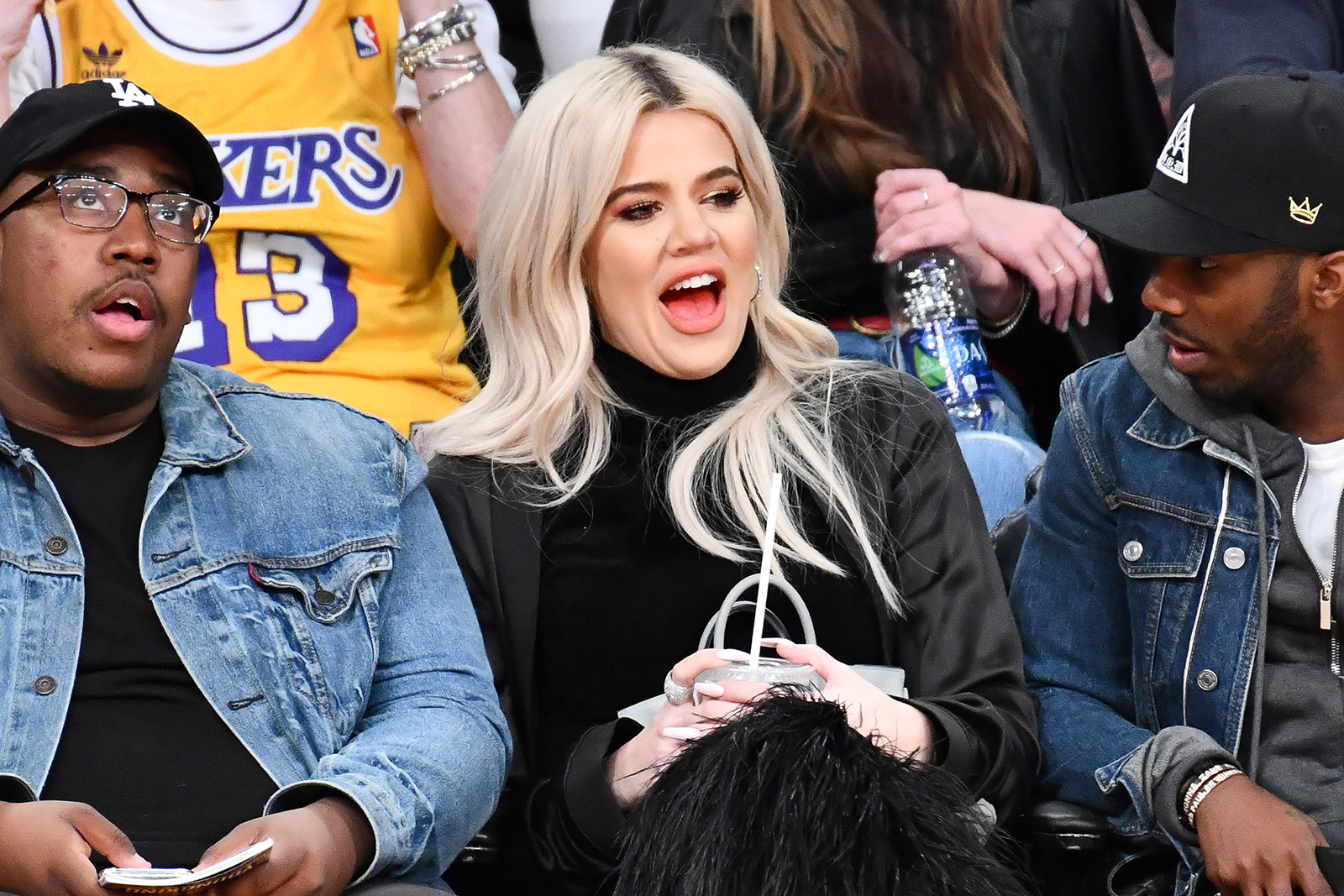 Khloe Kardashian And Tristan Thompson Have A Romantic Dinner Before She Sits Courtside At LA Game