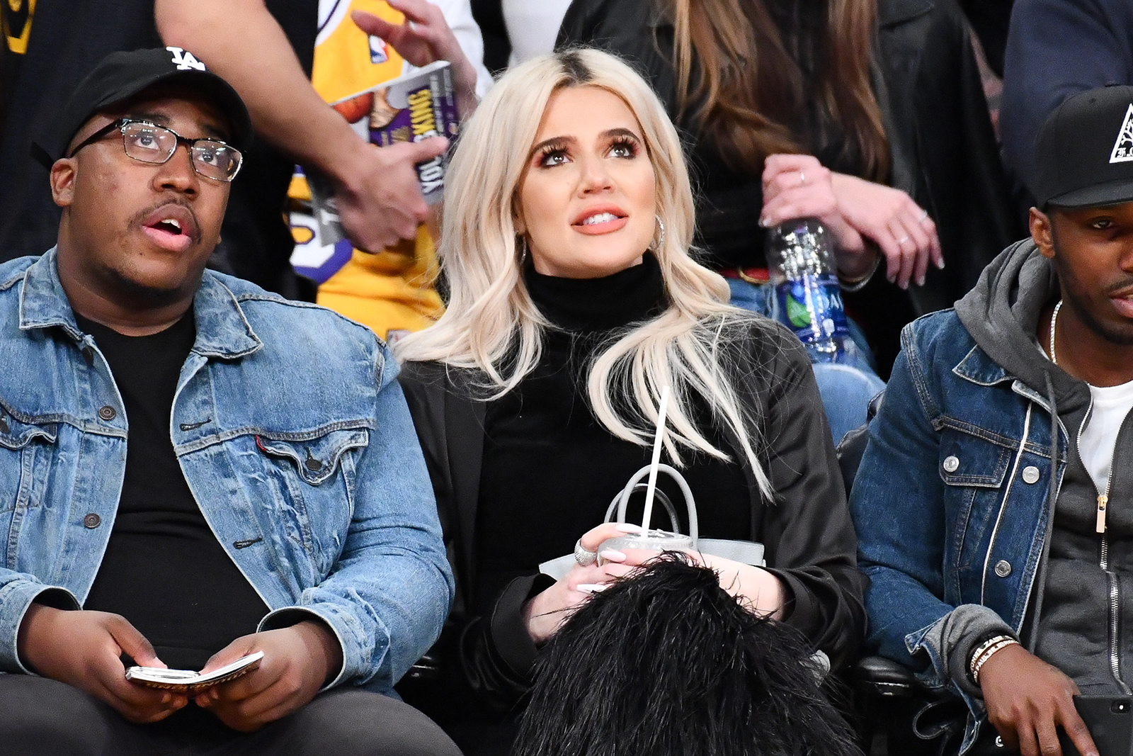Khloe Kardashian And Tristan Thompson Have A Romantic Dinner Before She Sits Courtside At LA Game
