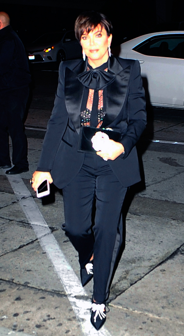 Kourtney Kardashian, North West, And Kris Jenner Have Dinner In West Hollywood