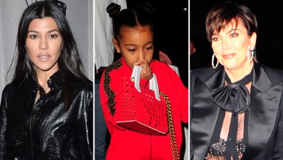 Kourtney Kardashian, North West, And Kris Jenner Have Dinner In West Hollywood