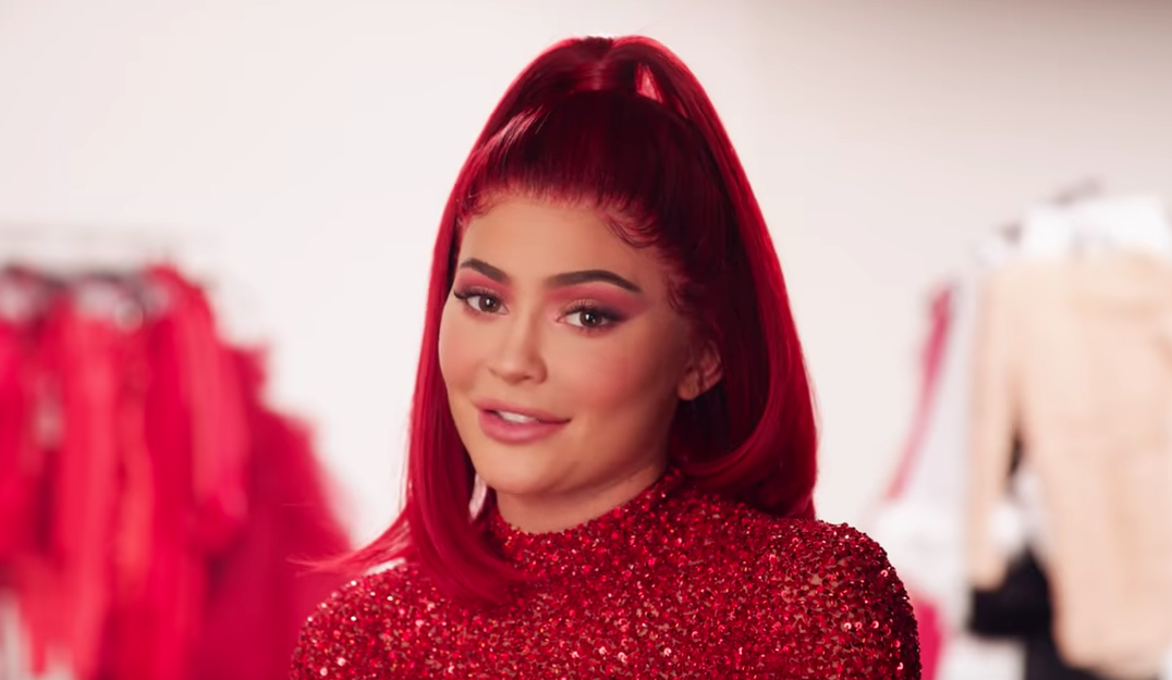 Kylie Jenner with red hair